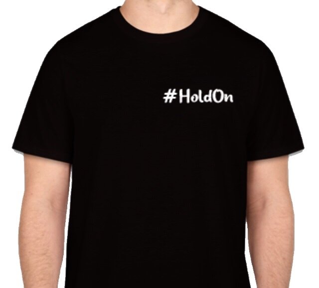Hold On T-Shirt Front