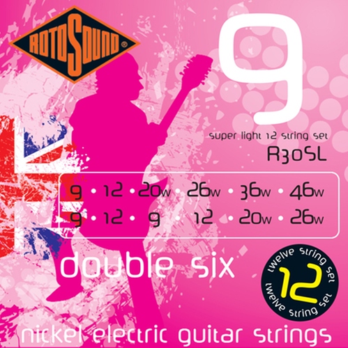 RotoSound Rotos Electric Guitar Strings 9 Gauge 12 String Set