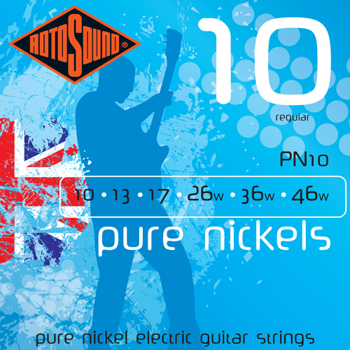 RotoSound Pure Nickel Electric Guitar Strings 10 Gauge