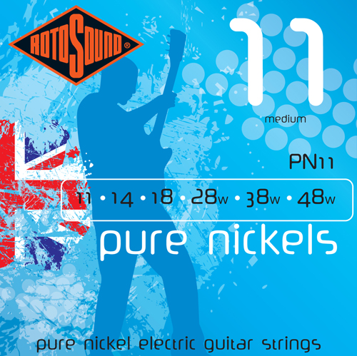 RotoSound Pure Nickel Electric Guitar Strings 11 Gauge
