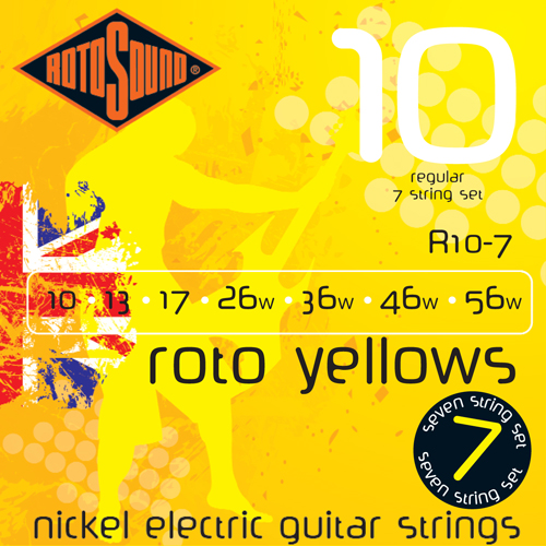 RotoSound Rotos Electric Guitar Strings 10 Gauge 7 String Set