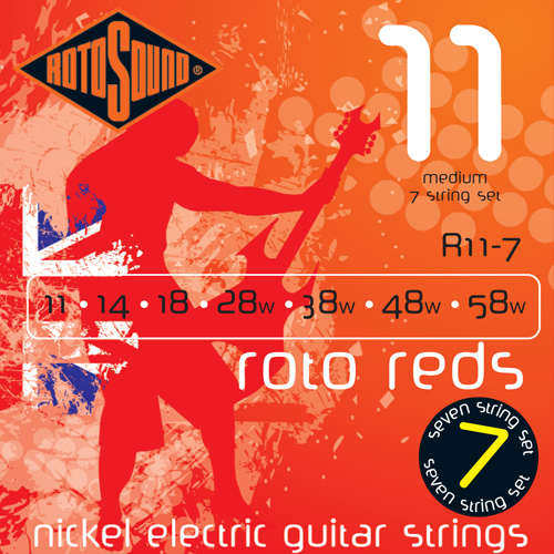 RotoSound Rotos Electric Guitar Strings 11 Gauge 7 String Set