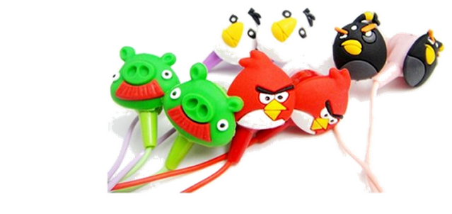 Audifono Angry Birds Celulares Mp3 Mp4 Mp5 Bb Tablet
