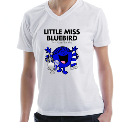 Little Miss Blubird Ladies Personalised T-Shirt