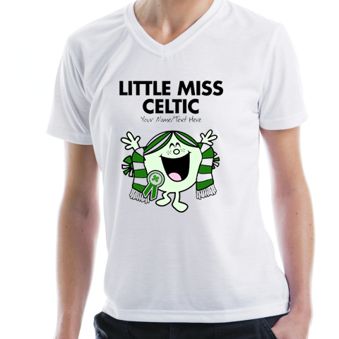 Little Miss Celtic Ladies Personalised T-Shirt