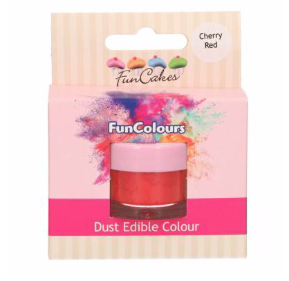 FunCakes Edible FunColours Dust - Cherry Red - FunCakes Edible FunColours Dust - Cherry Red -
