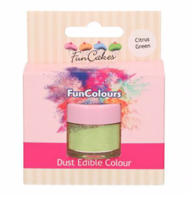 FunCakes Edible FunColours Dust - Citris Green -