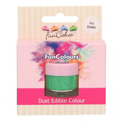 FunCakes Edible FunColours Dust - Ivy Green - FunCakes Edible FunColours Dust - Ivy Green -