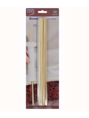 Dowel Rods Bamboo pk/12
