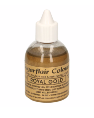 Sugarflair Airbrush Colouring -Royal Gold- 60ml