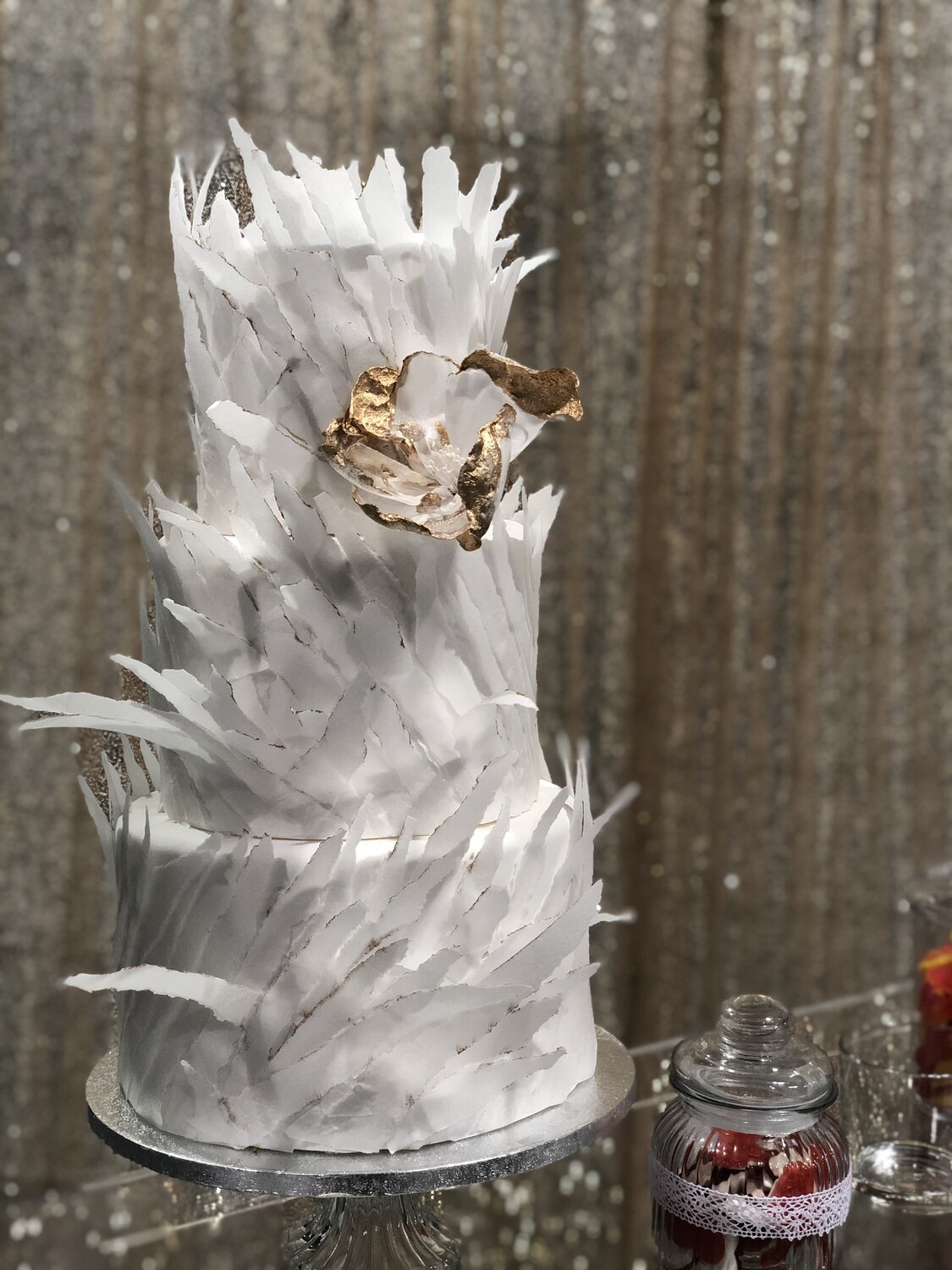 Weiße schöne Hochzeit - 156 Stück
