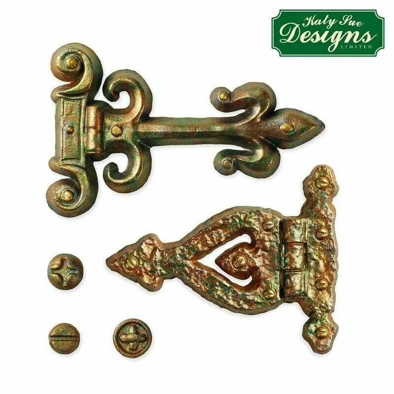 Katy Sue Designs Hinges and Screws Mould Katy Sue Designs Hinges and Screws Mould