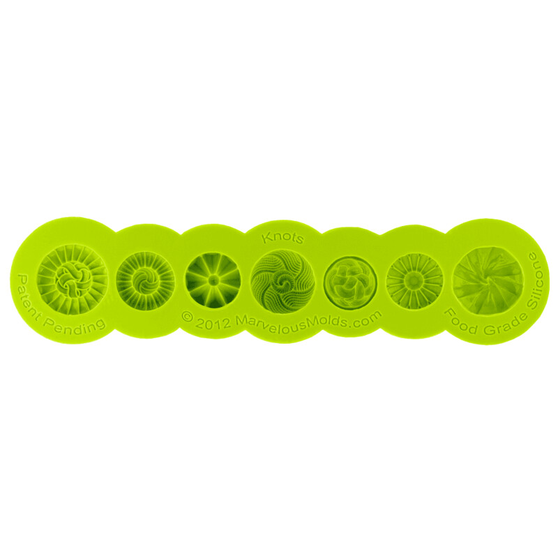 Marvelous Molds Marina Sousa Knots Button Mould By Marvelous Molds