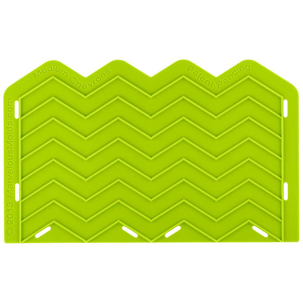 Marvelous Molds Medium Chevron Silicone Onlay By Marvelous Molds