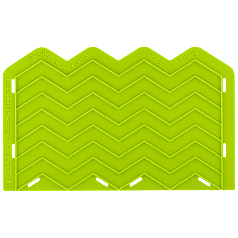 Marvelous Molds Medium Chevron Silicone Onlay By Marvelous Molds
