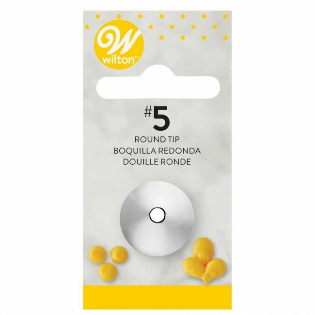 Wilton Decorating Tip #005 Round Carded Wilton Decorating Tip #005 Round Carded