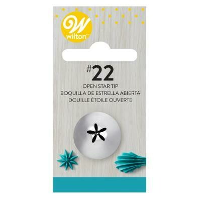 Wilton Decorating Tip #022 Open Star Carded Wilton Decorating Tip #022 Open Star Carded