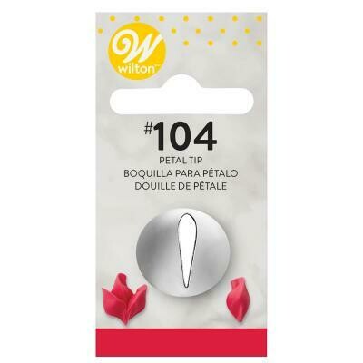 Wilton Decorating Tip #104 Petal Carded Wilton Decorating Tip #104 Petal Carded
