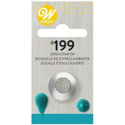 Wilton Decorating Tip #199 Open Star Carded Wilton Decorating Tip #199 Open Star Carded