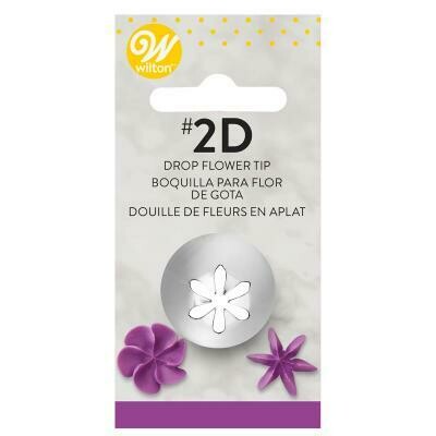 Wilton Decorating Tip #2D Dropflower Carded Wilton Decorating Tip #2D Dropflower Carded
