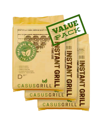 3 CasusGrills Value Pack   
(With Free Shipping)
