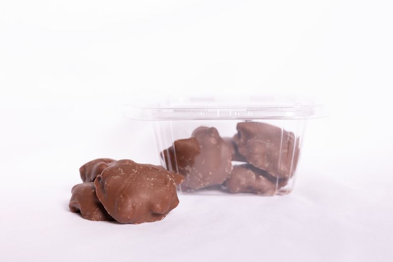 Chocolate Pecan Caramel Clusters