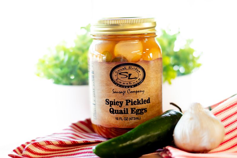 SPICY PICKLED QUAIL EGGS