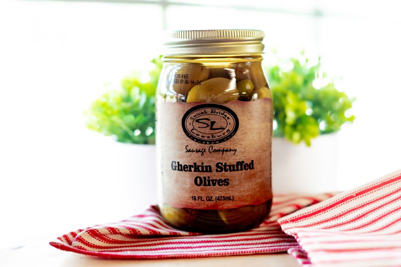 Gherkin Stuffed Olives