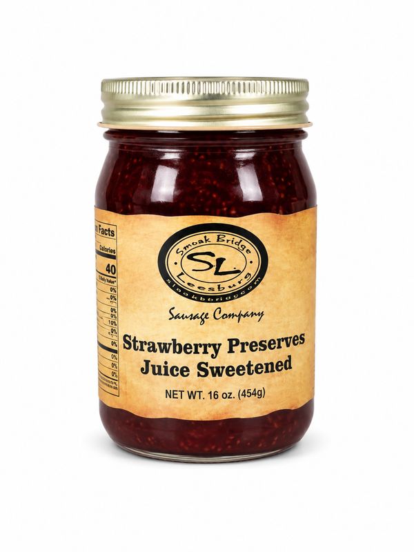 Strawberry Preserves Juice Sweetened