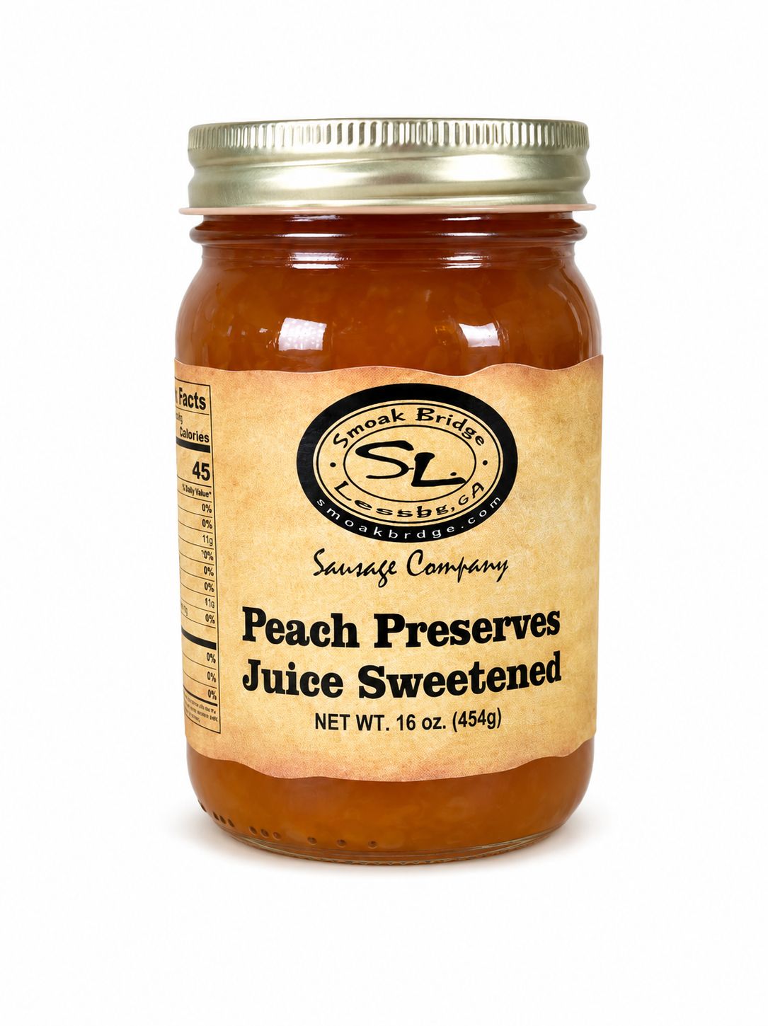 Peach Preserves Juice Sweetened