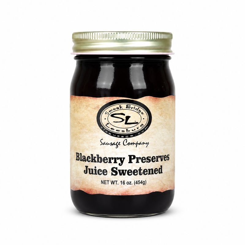 Blackberry Preserves Juice Sweetened
