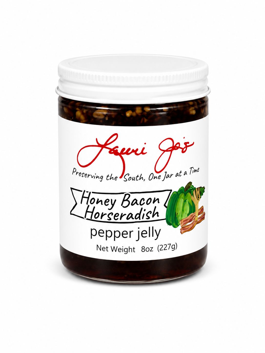 Lauri Jo’s Honey Bacon Horseradish Pepper Jelly