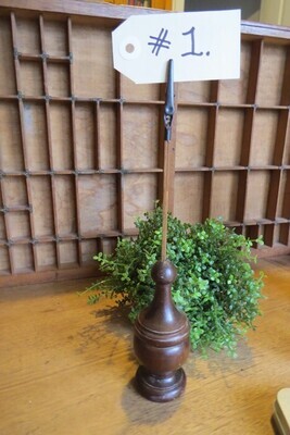 Vintage Style Finial Stand #1