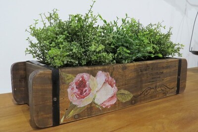 Rustic decorated vintage style box