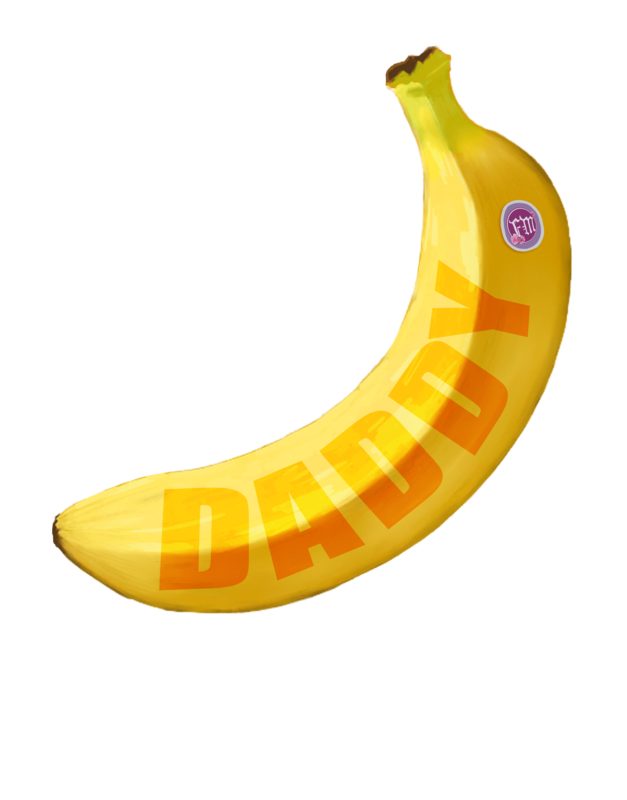 Banana Daddy Sticker