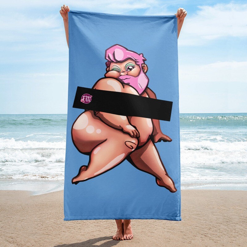 Censored Bear RE Towel