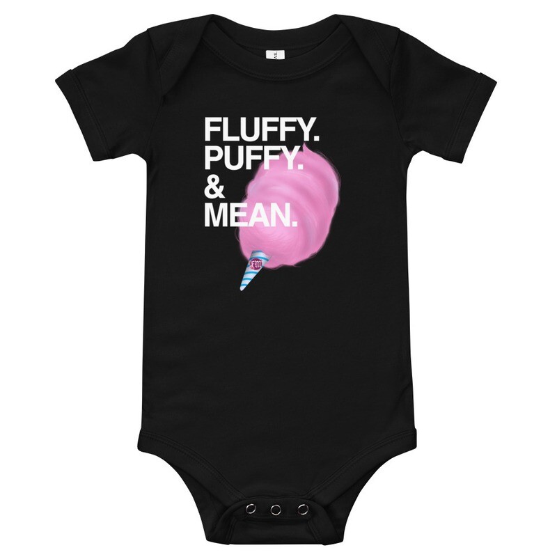 FatMarker Fluffy Puffy Mean Baby One Piece
