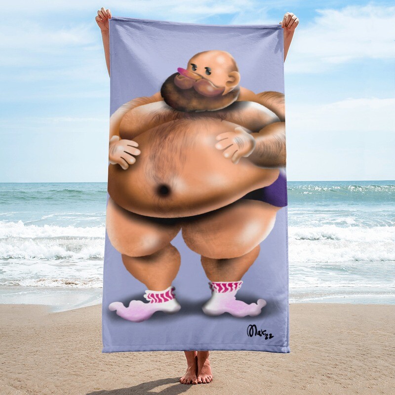 SOCKS by Max Sayles: Beach Towel