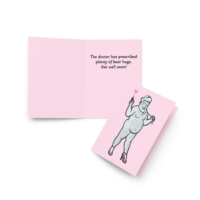 Get Well Soon Greeting Card: Nurse Design by Jason G. Layman
