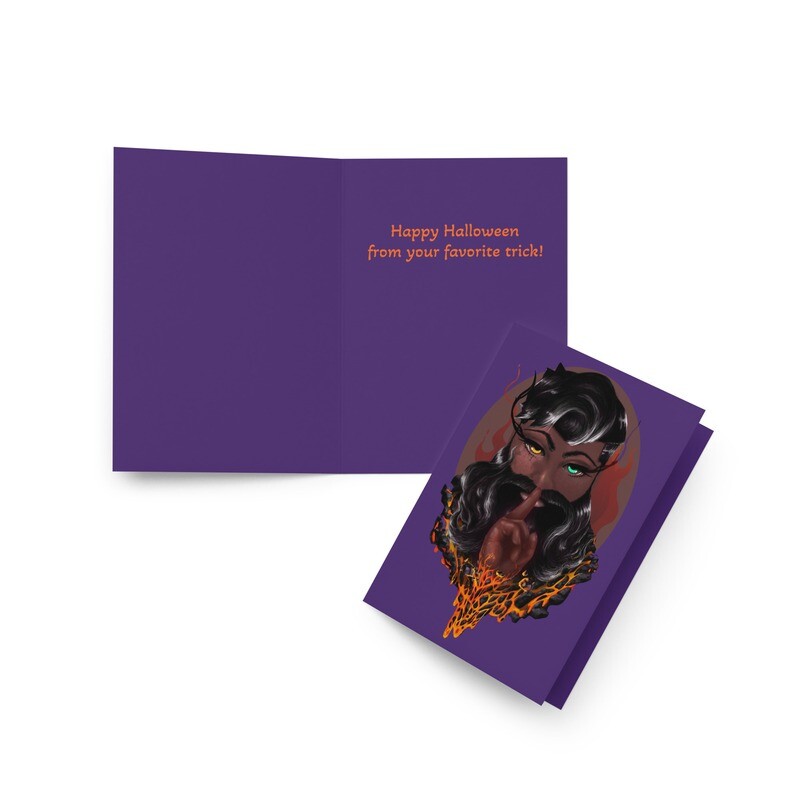 Halloween Greeting Card: Alt Obsidian Design by Jason G. Layman