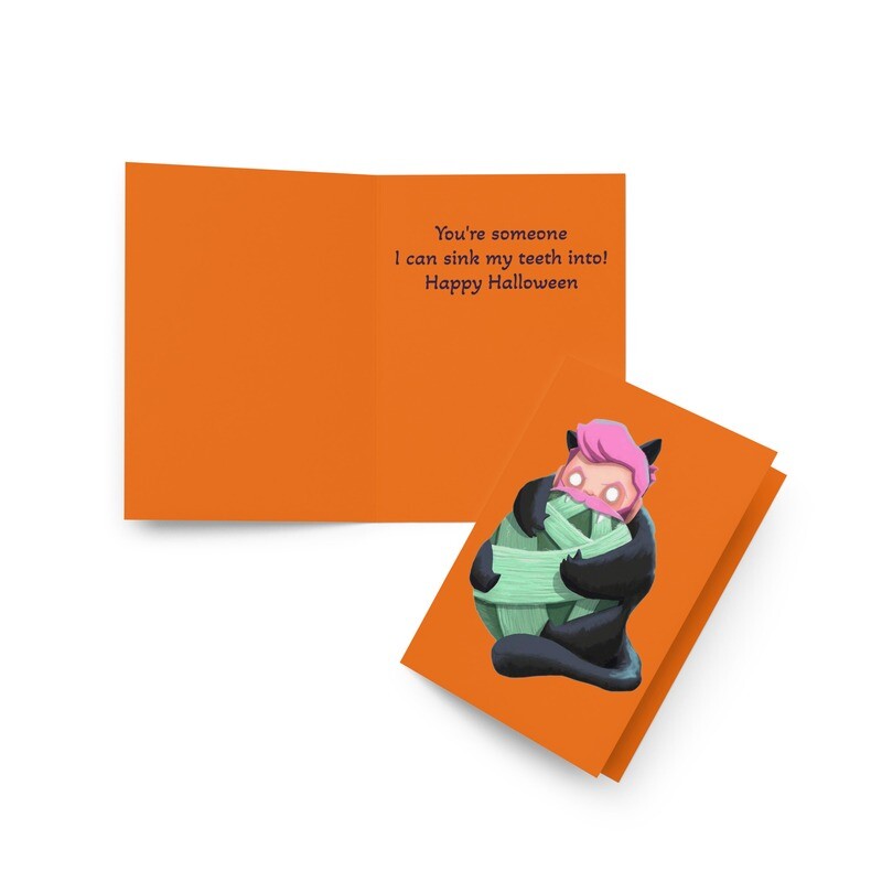Halloween Greeting Card: Catnip Design by Jason G. Layman