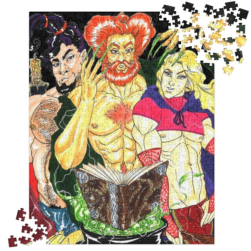 Mister Sisters by Juan Antonio Fontanez: 520 Piece Jigsaw Puzzle