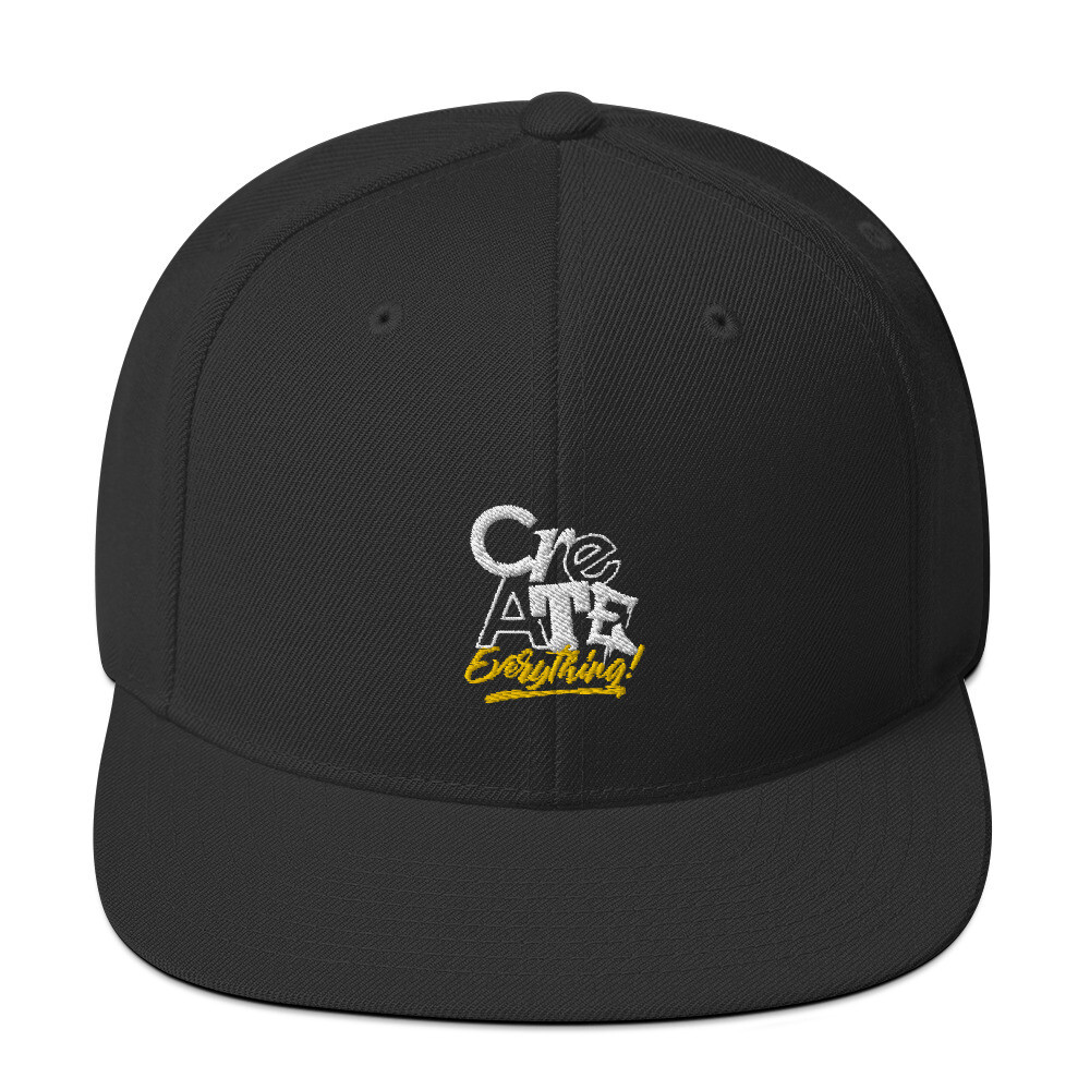 Create Everything Snapback Hat