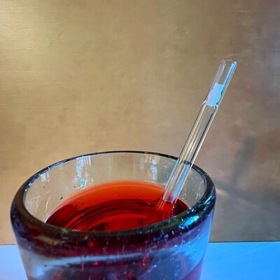 Drinking Straw - Great Horned Owl