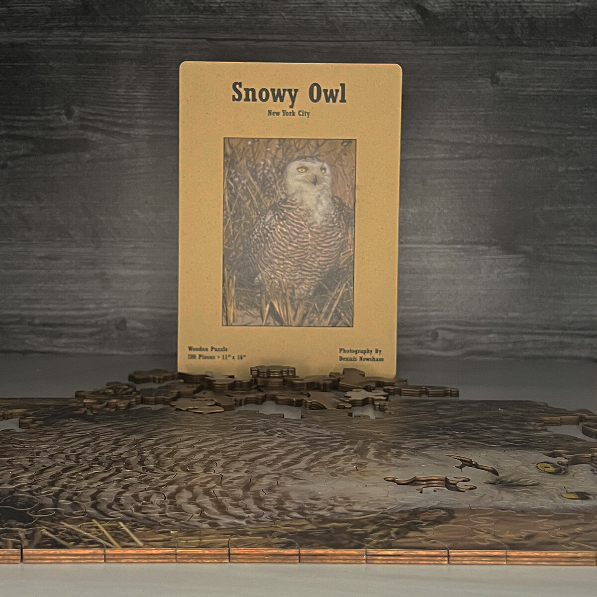 Snowy Owl Wooden Puzzle