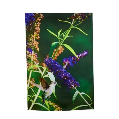 Tea Towel- Ruby-throated Hummingbird