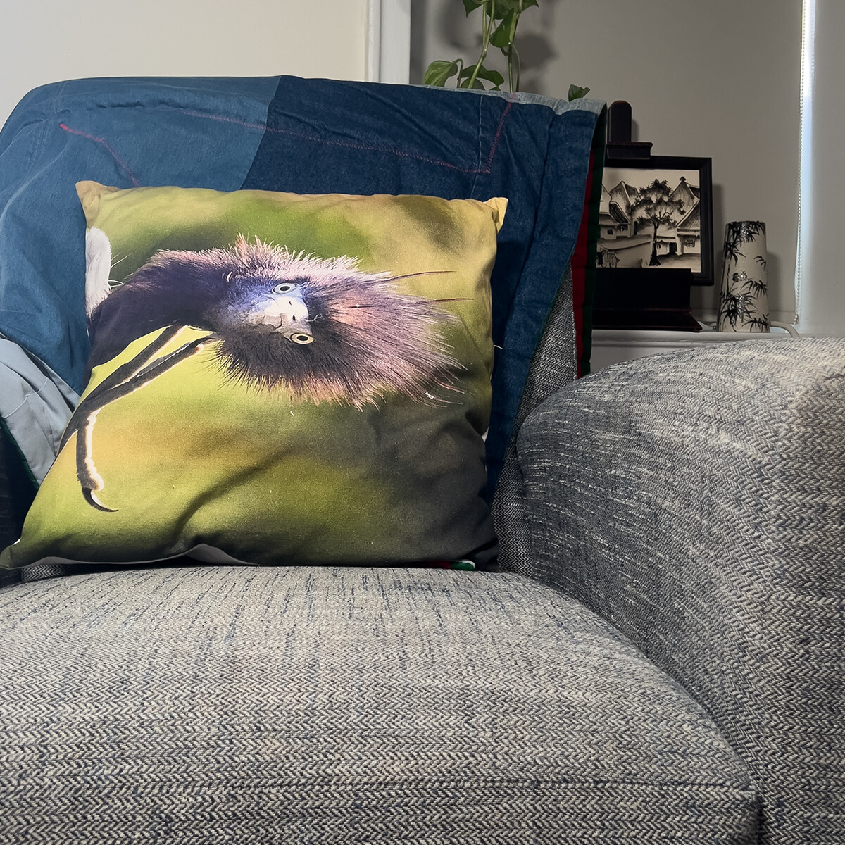 Pillow Cover - Little Blue Heron