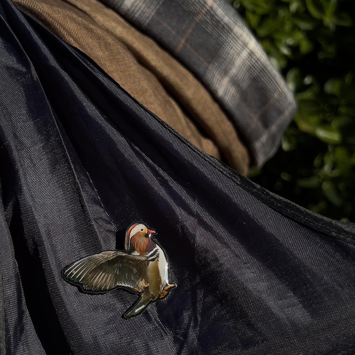Metal Lapel Pin -Mandarin Duck