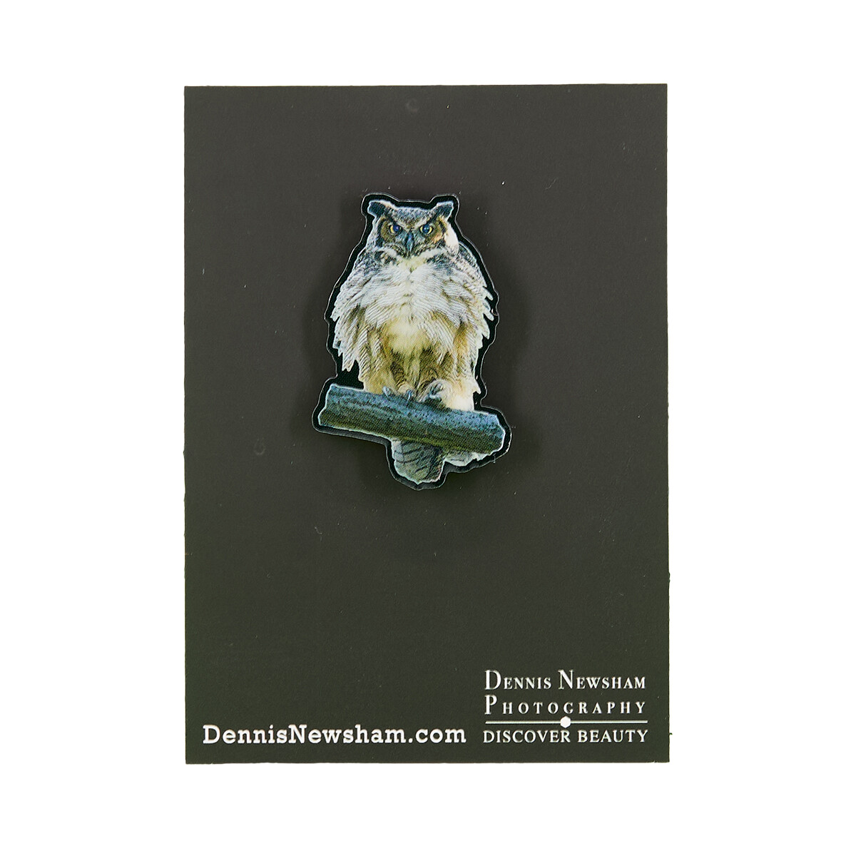 Metal Lapel Pins -  Great Horned Owl