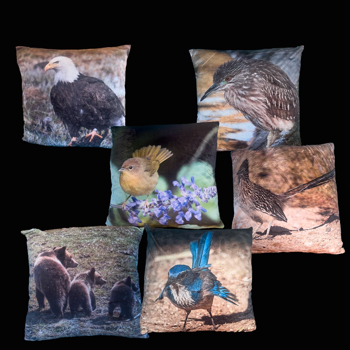 Pick Any Three Wildlife Pillow Covers Holiday Bundle